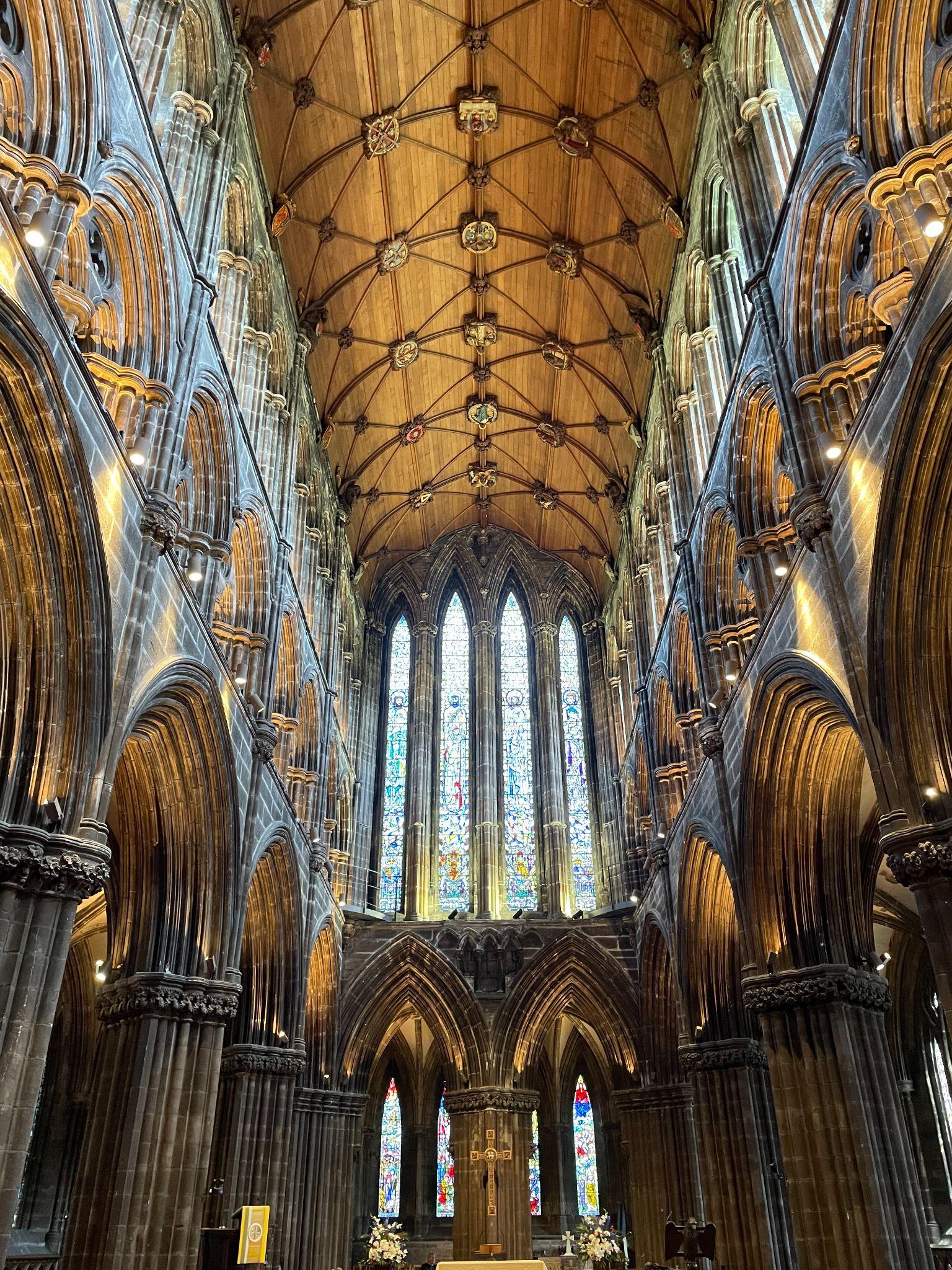 Interior view of a church sanctuary